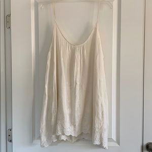 Maronie cream tank top dress